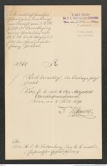 k.k. naturhistorisches Hofmuseum, Intendanzakten 1885-1896 (Hauer), Aktenzahl Z.418.a/1890, Seite 1